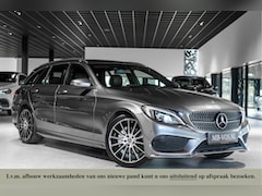 Mercedes-Benz C-klasse Estate - 180 AMG Sport Edition Leder|Sfeerverlichting|Aut-kofferklep|LED|19"|New Service/APK