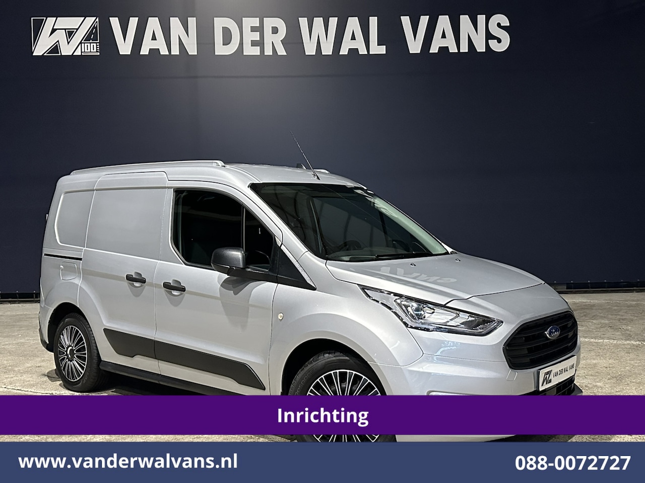 Ford Transit Connect - 1.5 EcoBlue 120pk L1H1 Inrichting Euro6 Airco | Camera | LED | Cruisecontrol | Apple Carpl - AutoWereld.nl