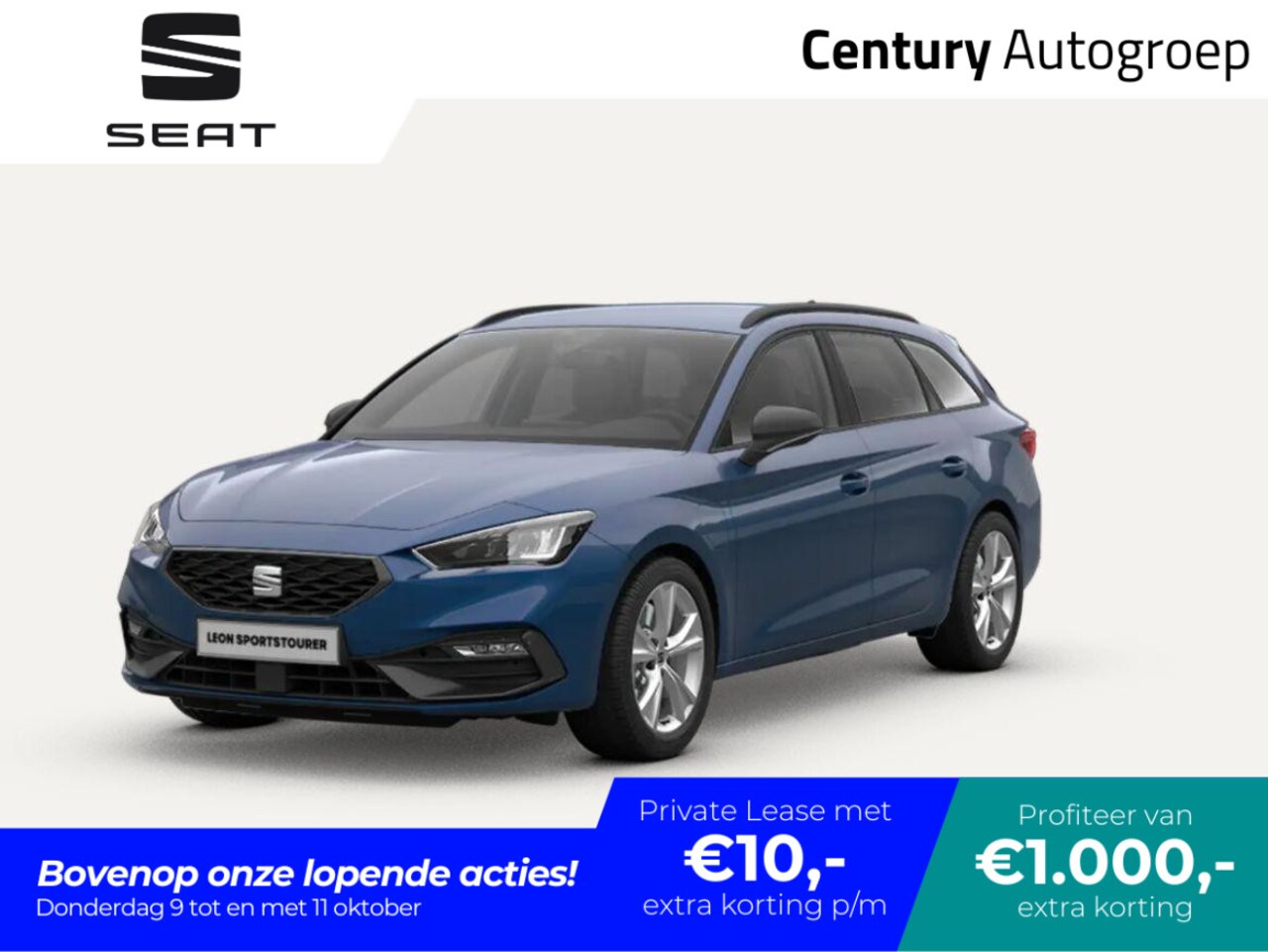 SEAT Leon Sportstourer - FR Business 1.5 TSI eHybrid 150kW / 204pk Stationw - AutoWereld.nl
