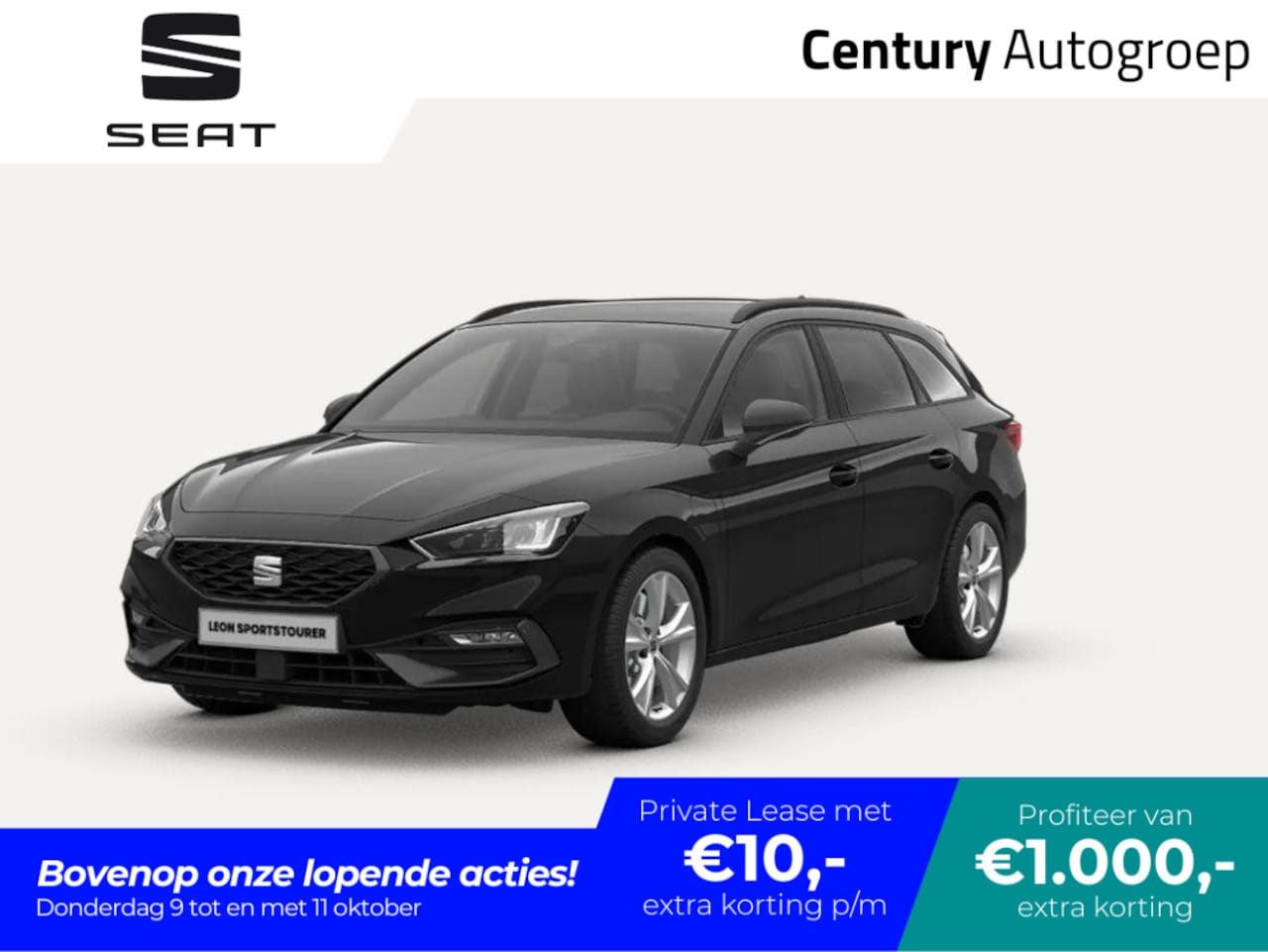 SEAT Leon Sportstourer - FR Business 1.5 TSI eHybrid 150kW / 204pk Stationw - AutoWereld.nl