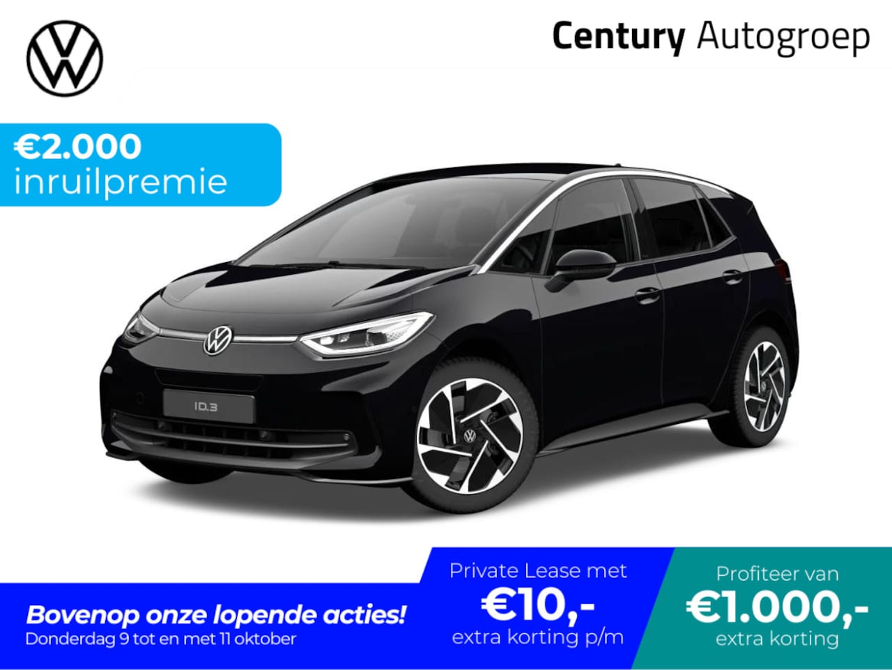 Volkswagen ID.3 - Pro Business 58 kWh accu, 150 kW / 204 pk Hatchbac - AutoWereld.nl