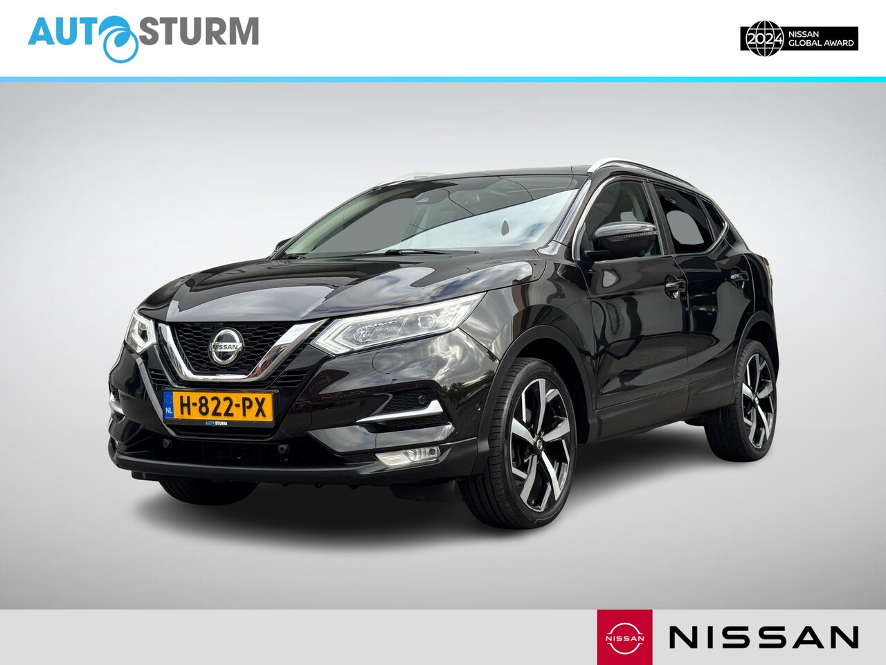 Nissan Qashqai - 1.3 DIG-T Tekna Panoramadak, Adapt. Cruise Control! - AutoWereld.nl