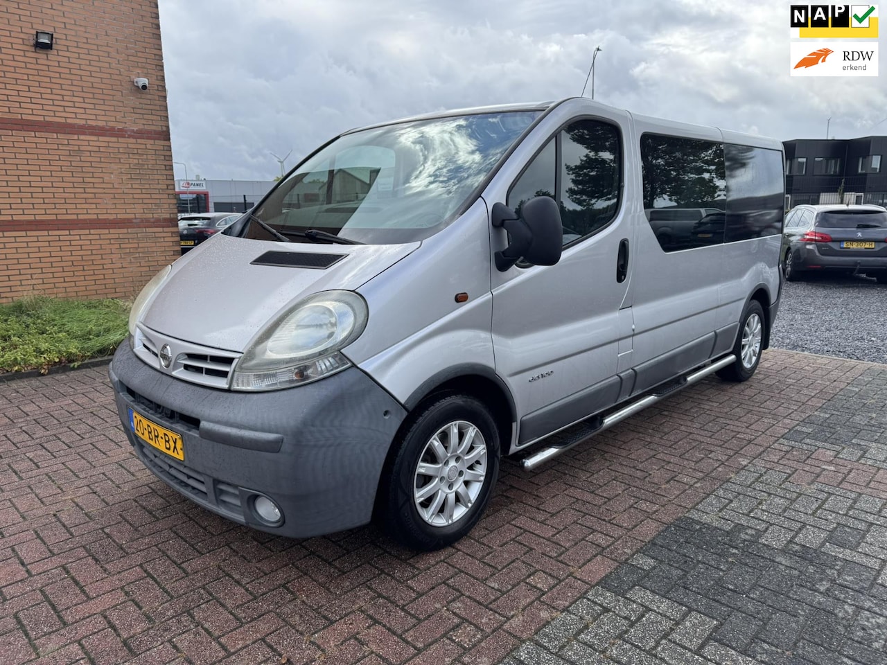 Nissan Primastar - 100.29-350 1.9CDi DC 100.29-350 1.9CDi DC, Dubbel cabine 5 Zits, L2H1, Trekhaak, Navi, - AutoWereld.nl