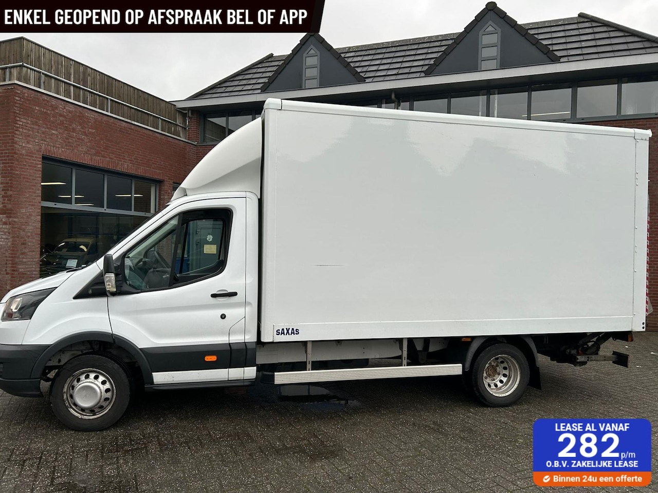 Ford Transit - 2.0 TDCI 130pk Bakwagen EURO 6 met laadbak+klep - AutoWereld.nl
