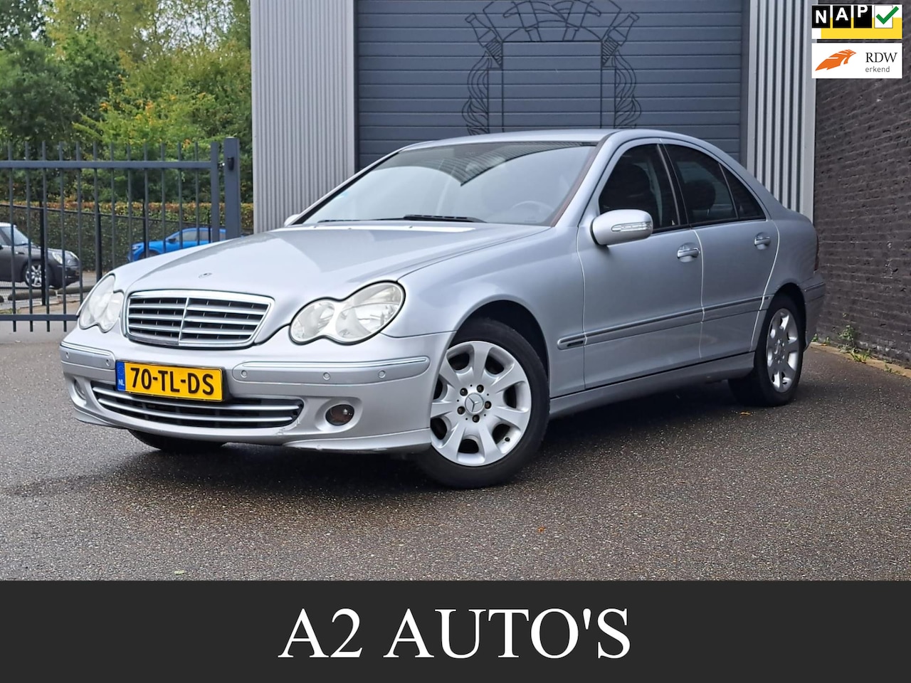 Mercedes-Benz C-klasse - 200 K. Elegance Automaat|Airco|Nap - AutoWereld.nl