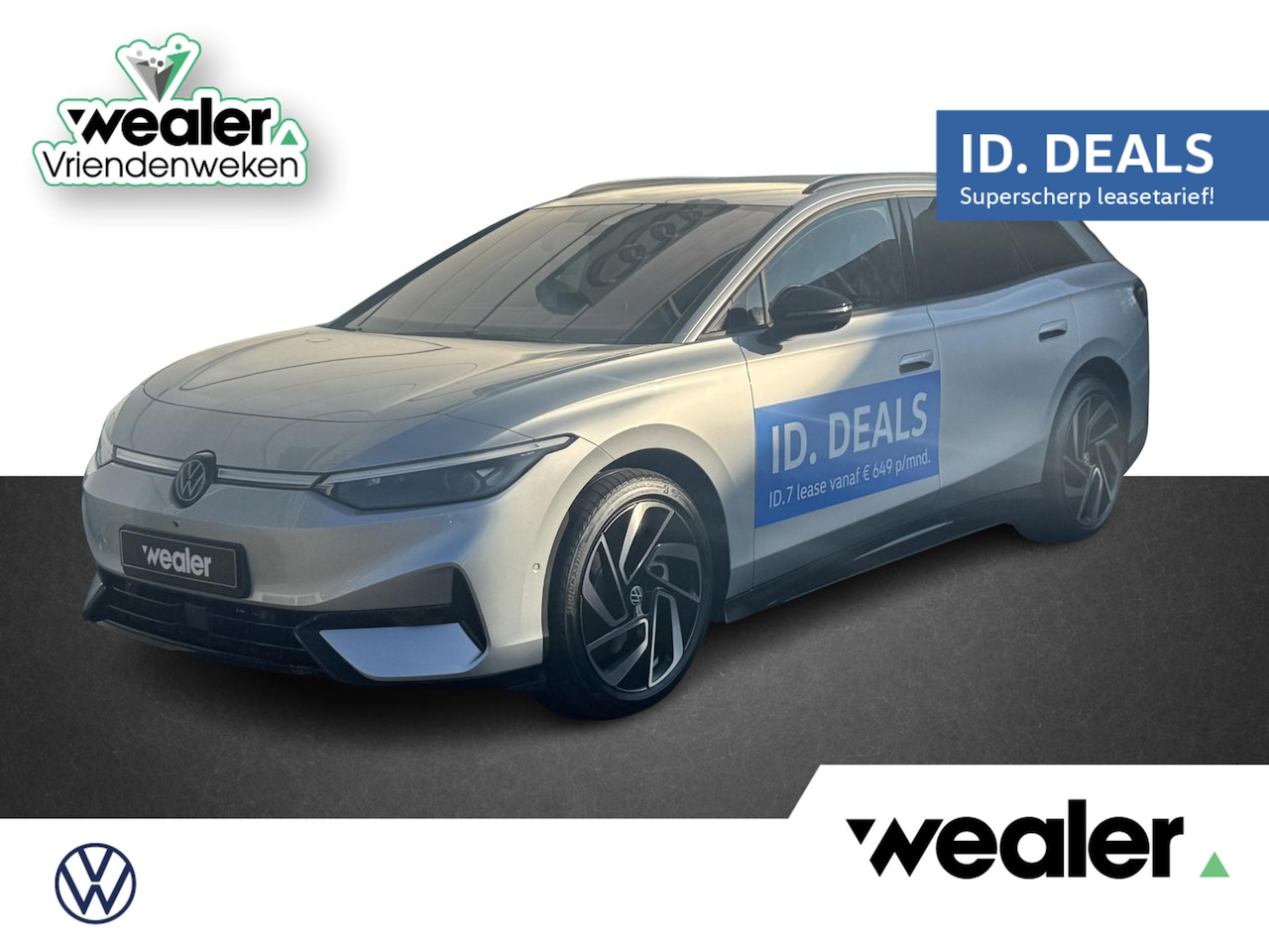 Volkswagen ID.7 - Pro Business 77 kWh accu. 210 kW / 286 pk Variant - AutoWereld.nl
