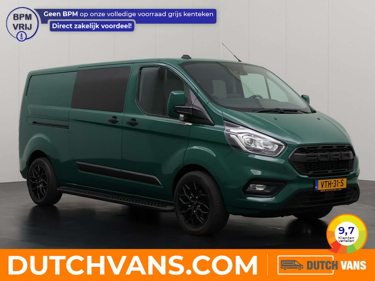Ford Transit Custom - 2.0TDCI 130PK Dubbele Cabine Lang Limited | Multimedia | Camera | Trekhaak | 6-Persoons - AutoWereld.nl
