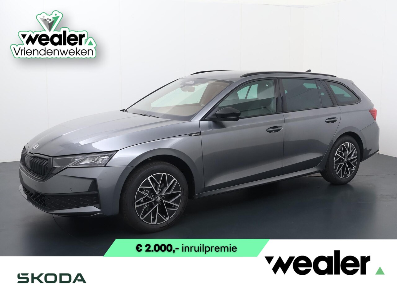Skoda Octavia Combi - Sportline Tour 1.5 TSI 150 PK DSG | Automaat | Trekhaak | Navigatie & Winter pakket | € 2. - AutoWereld.nl