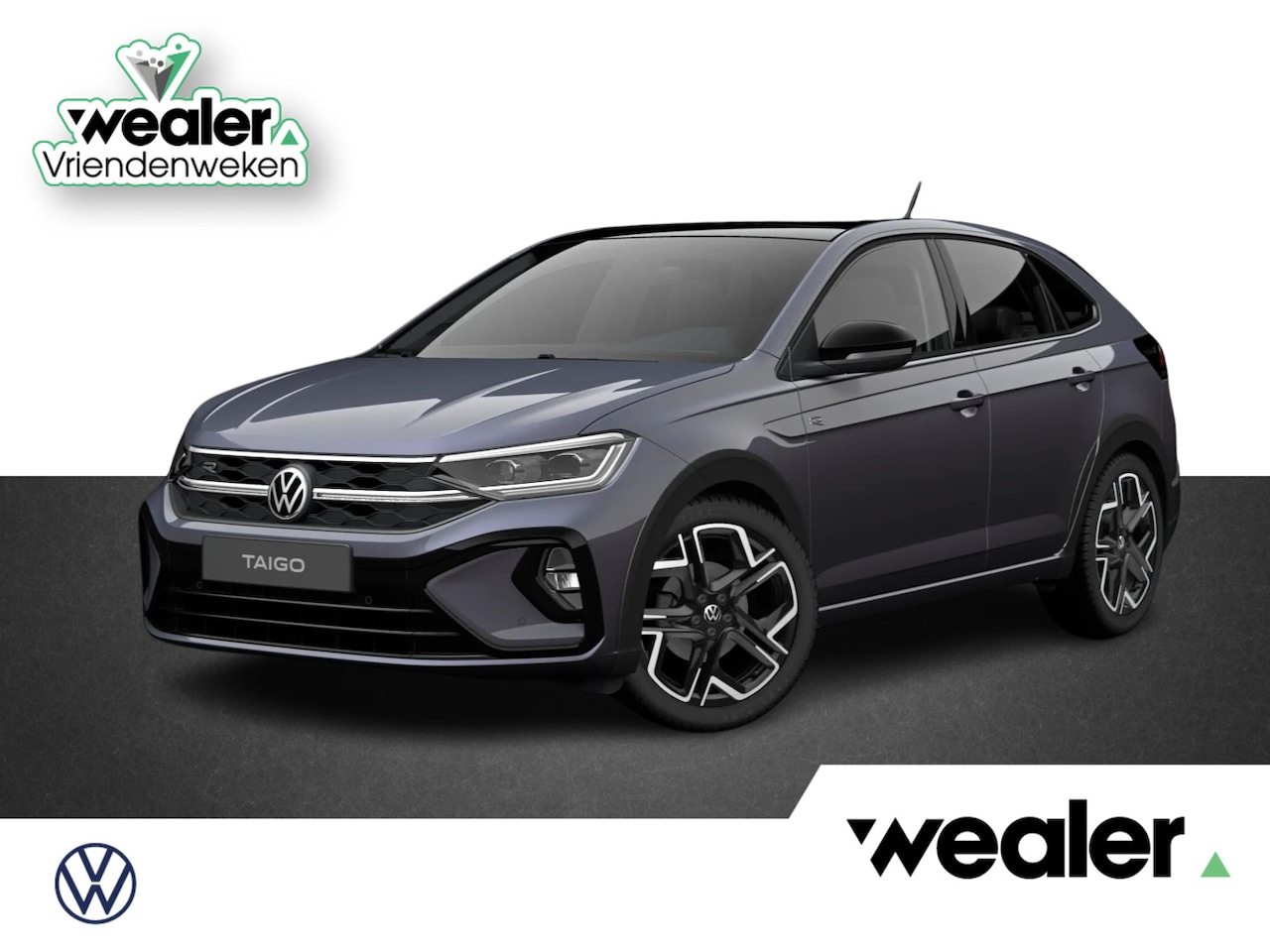 Volkswagen Taigo - R-Line-Edition 1.0 85 kW / 116 pk TSI CUV 7 versn. | Panoramadak | - AutoWereld.nl