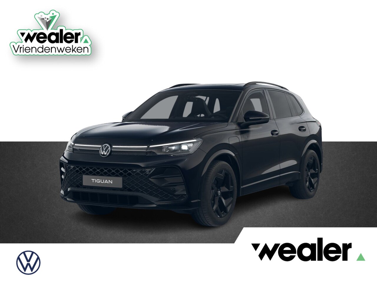 Volkswagen Tiguan - R-Line Edition 1.5 eHybrid 150 kW / 204 PK DSG | Black Style | - AutoWereld.nl