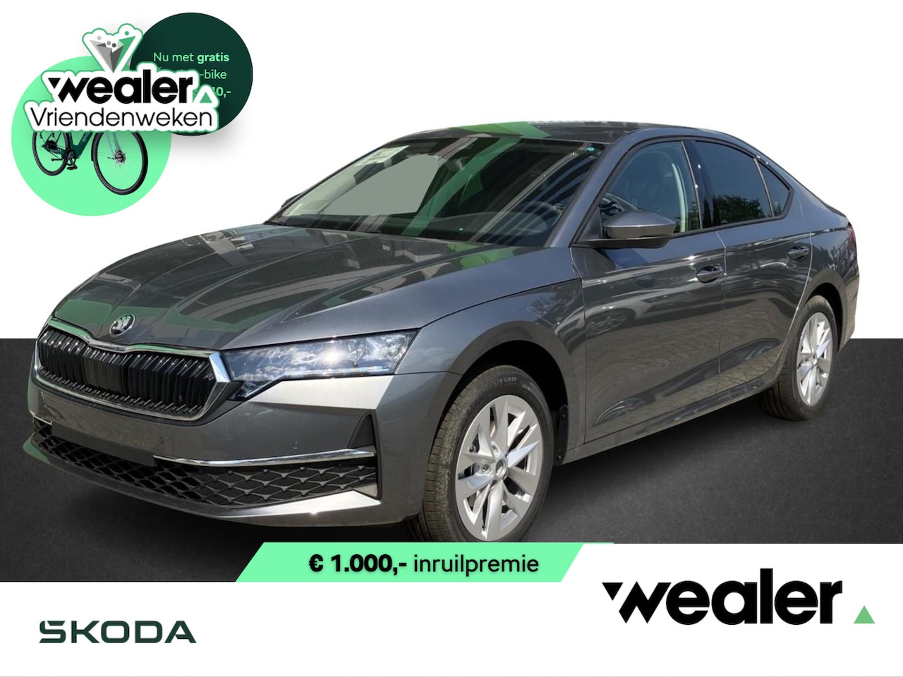 Skoda Octavia - Business Edition 1.5 TSI DSG | Automaat | Navigatie | Adaptieve cruise control | Apple Car - AutoWereld.nl