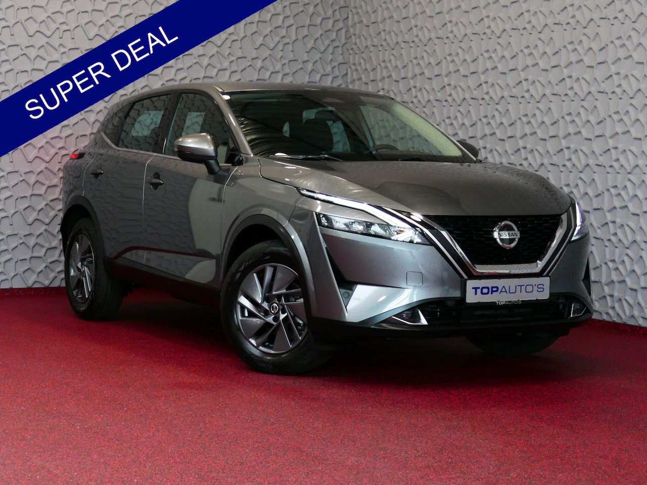 Nissan Qashqai - 1.3 MHEV 160PK NAVI CARPLAY CAMERA STOEL/STUUR/RUIT VERW. LMV PDC ECC LED ADAP.CRUISE 2024 - AutoWereld.nl