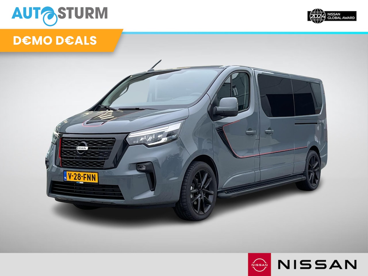 Nissan Primastar - 2.0 dCi L2H1 N-Connecta Black Edition Dubbel Cabine 5-Persoons | Trekhaak | Vol-Leder | 19 - AutoWereld.nl