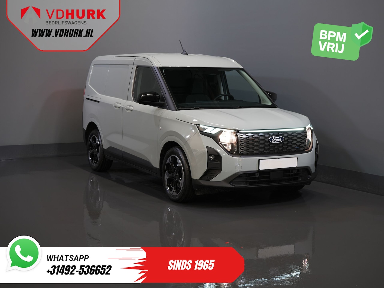 Ford Transit Courier - E-Transit Limited 44 kWh 292 km WLTP Garantie/ Snellader/ Adapt.Cruise/ Stoelverw./ Stuurv - AutoWereld.nl