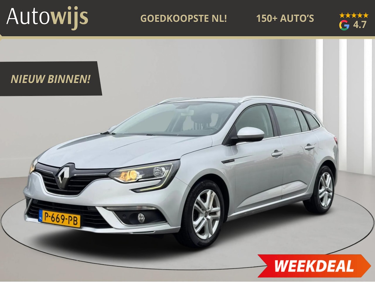 Renault Mégane Estate - 1.5 dCi Zen|AUT|NAVI|XENON|149DKM|KEYLESS - AutoWereld.nl