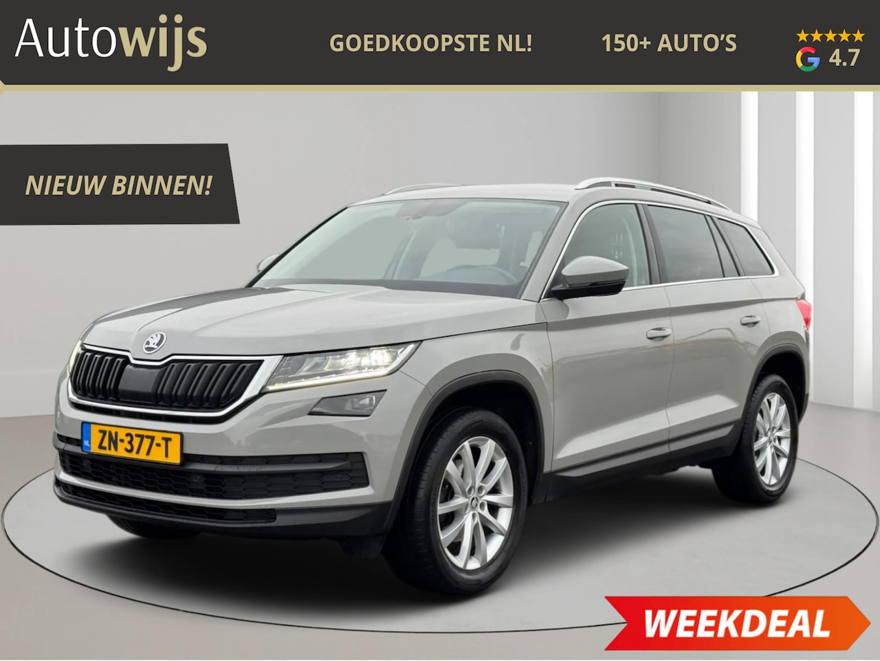 Skoda Kodiaq - 1.5 TSI Ambition Business|LED|NL AUTO|Trekhaak|Carplay|Dealer onderhouden - AutoWereld.nl