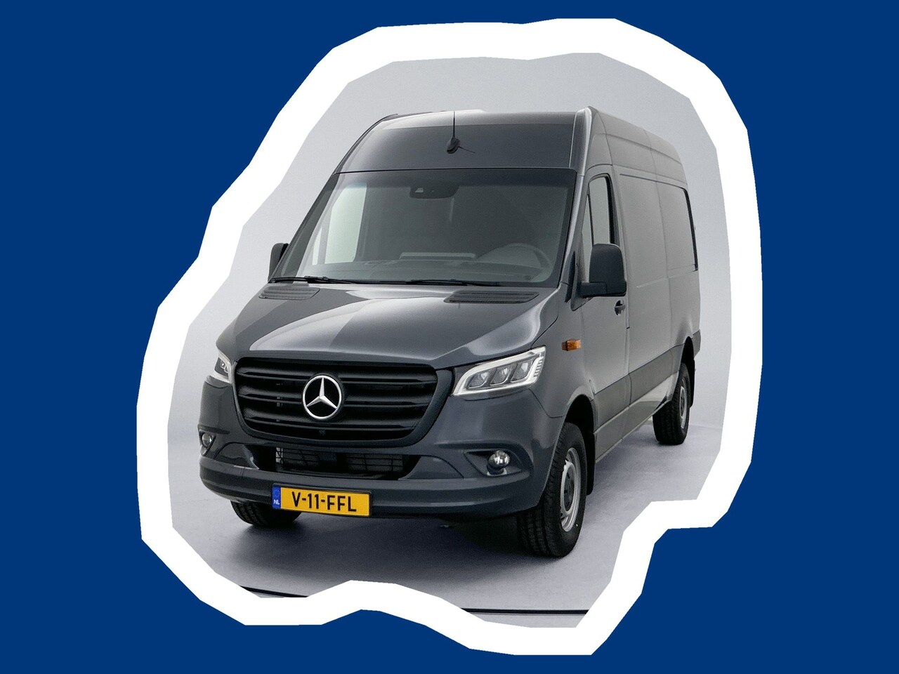 Mercedes-Benz Sprinter - 419 1.9 CDI 366 L2H2 9G-Automaat Nieuw BPM Vrij LED Navigatie Achteruitrijcamera - AutoWereld.nl