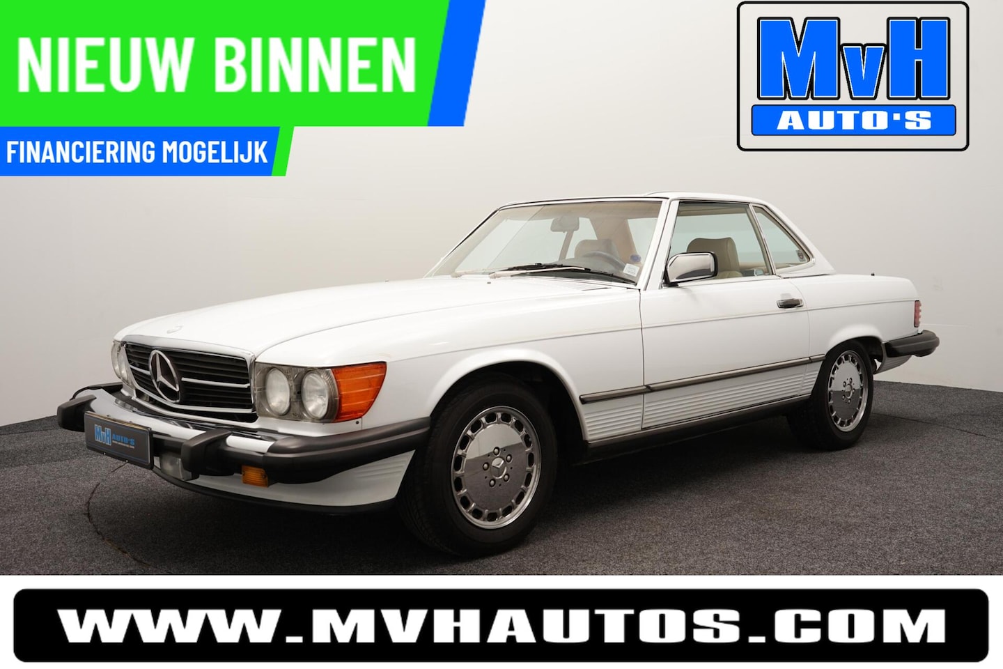 Mercedes-Benz SL-klasse Cabrio - 560 SL|Roestvrij-Californische klassieker - AutoWereld.nl