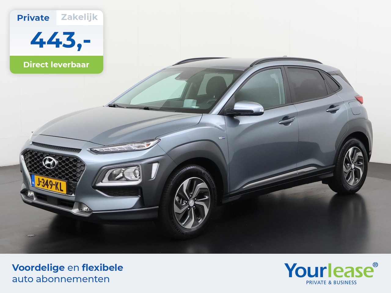 Hyundai Kona - 1.6 GDI HEV Fashion | All-in 443,- Private Lease | Direct uit voorraad - AutoWereld.nl