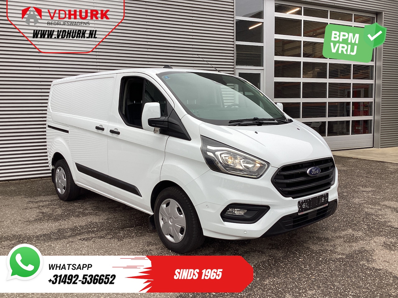 Ford Transit Custom - 340 130 pk PHEV Trend BPM VRIJ! Plug-In/ Inrichting/ Carplay/ Stoelverw./ Cruise/ Camera/ - AutoWereld.nl