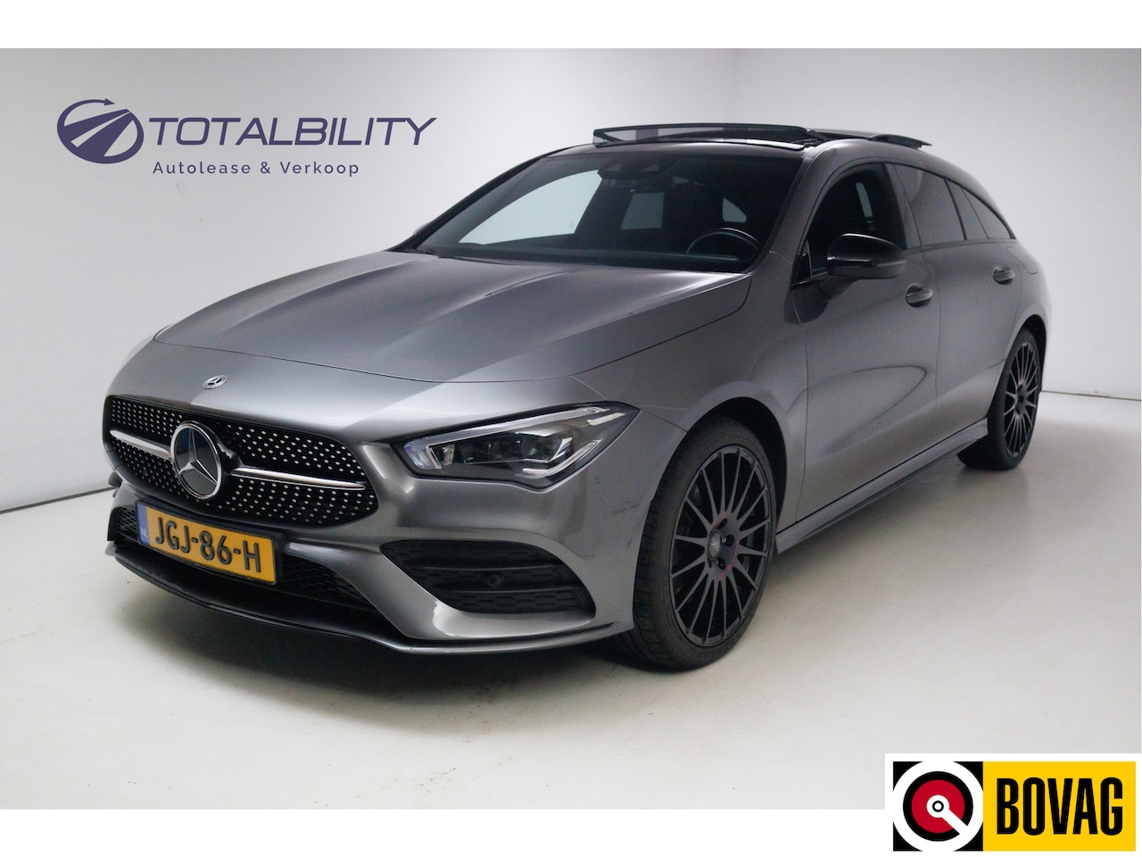 Mercedes-Benz CLA-klasse Shooting Brake - 250 e AMG Line nw. model | Panoramadak | 19" zomer en winterset | Stoelverw. | Navigatie | - AutoWereld.nl