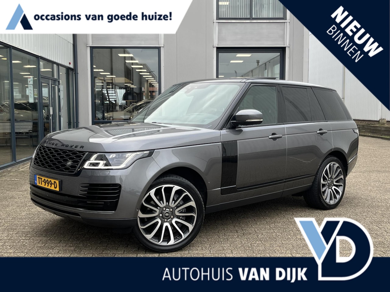 Land Rover Range Rover - 4.4 SDV8 Autobiography | Navi/Clima/Cruise/Leder/Luchtvering/Trekhaak/Apple CarPlay-Androi - AutoWereld.nl