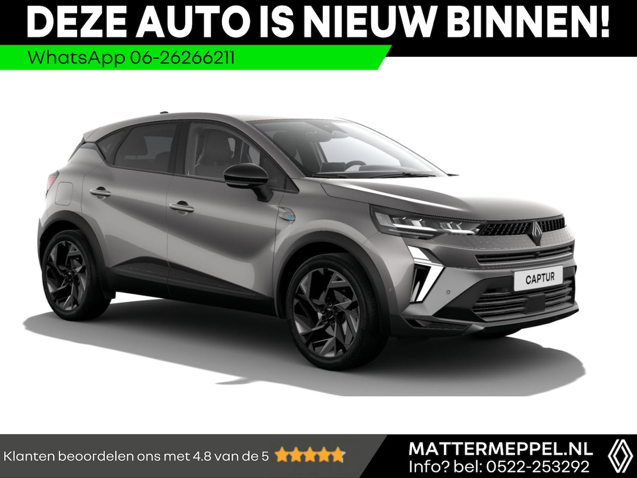 Renault Captur - 1.6 E-Tech Full Hybrid 145 Esprit Alpine | NL Auto | 360° Camera | Stoel+Stuur+Voorruit Ve - AutoWereld.nl