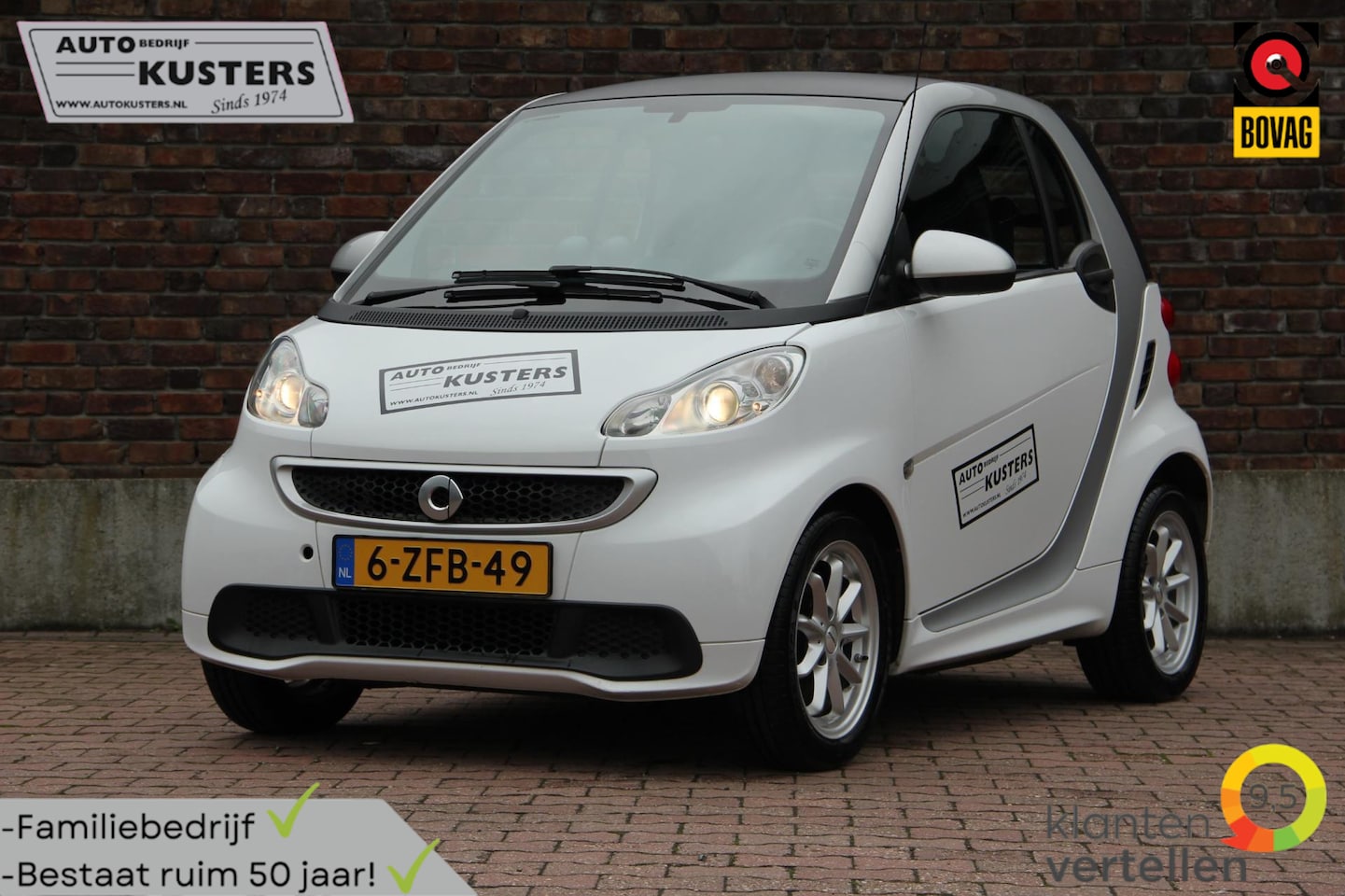 Smart Fortwo coupé - Electric drive 18 kWh | Lederen Bekleding | Airconditioning | - AutoWereld.nl