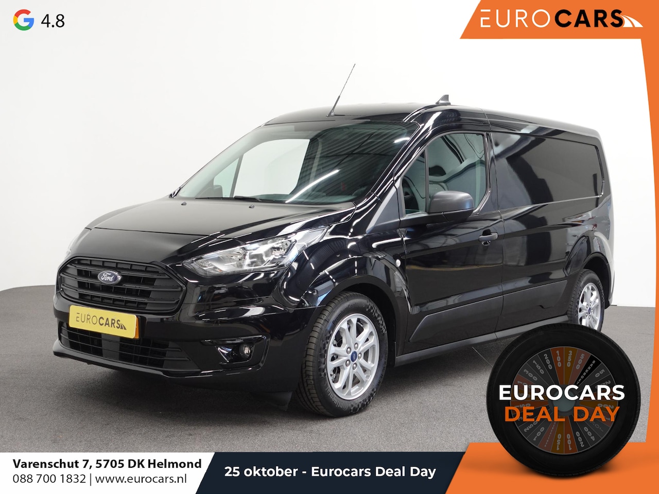 Ford Transit Connect - 1.5 EcoBlue L2 Trend Automaat Airco Navi Cruise PDC 3Zits Camera DAB+ - AutoWereld.nl