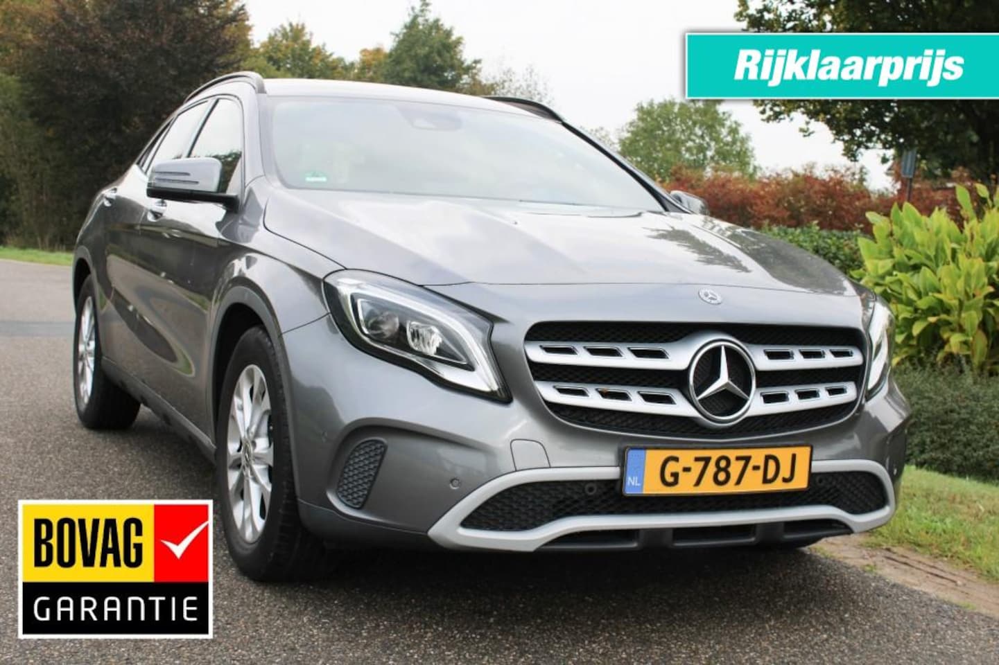 Mercedes-Benz GLA-Klasse - 180 1.6i 122pk Business Solution automaat ECC/cruise/navi/camera/trekhaak - AutoWereld.nl