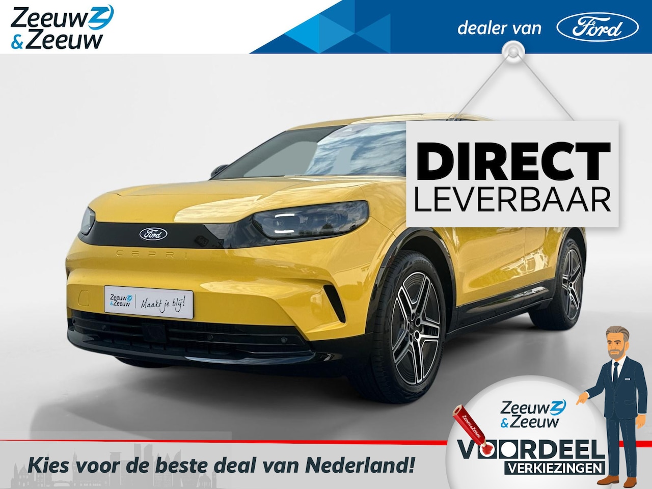 Ford Capri - Premium Extended Range RWD 77 kWh | Uit Voorraad Leverbaar | Prijs inclusief 2500 euro For - AutoWereld.nl