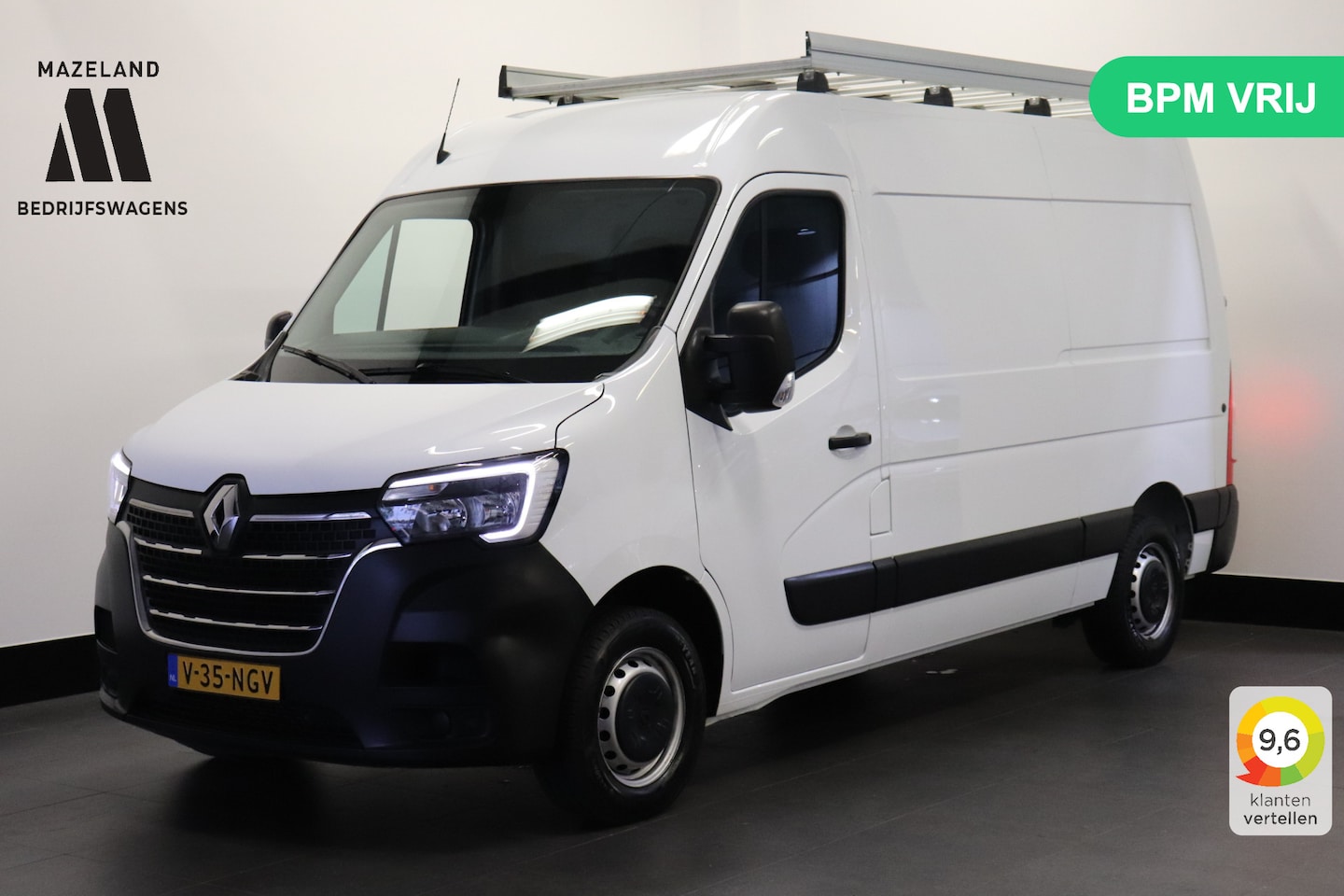 Renault Master - 2.3 dCi 135PK L2H2 EURO 6 - Airco - Navi - Cruise - Imperiaal - €17.900,- Excl. - AutoWereld.nl