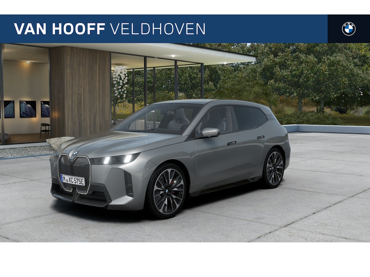 BMW iX - xDrive60 M Sport / Panoramadak / Trekhaak / Adaptief onderstel / Soft-Close / Stoelventila - AutoWereld.nl