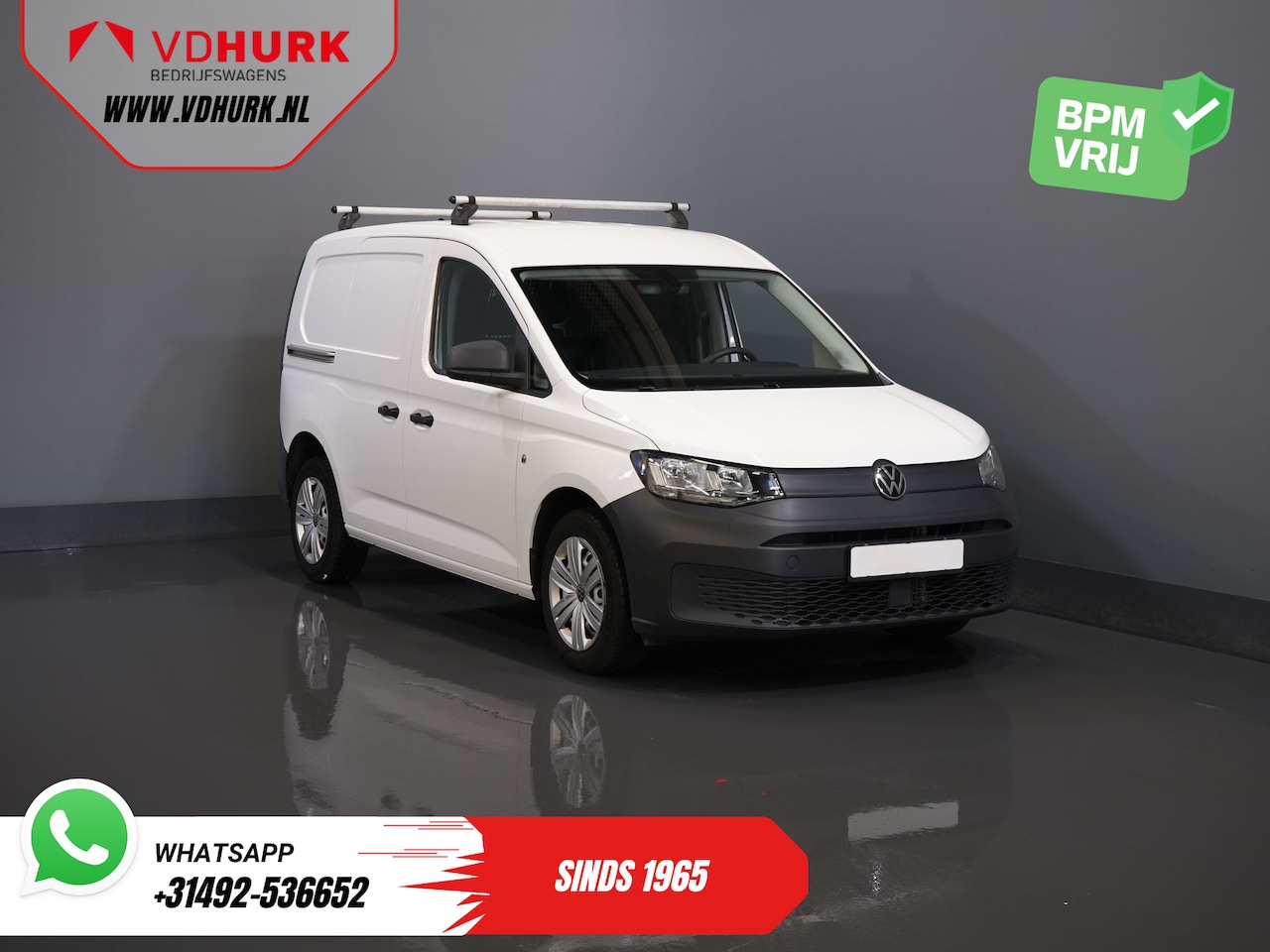 Volkswagen Caddy Cargo - 1.5 TSI 115 pk BENZINE BPM VRIJ! Airco/ PDC/ DAB/ Dakdragers - AutoWereld.nl