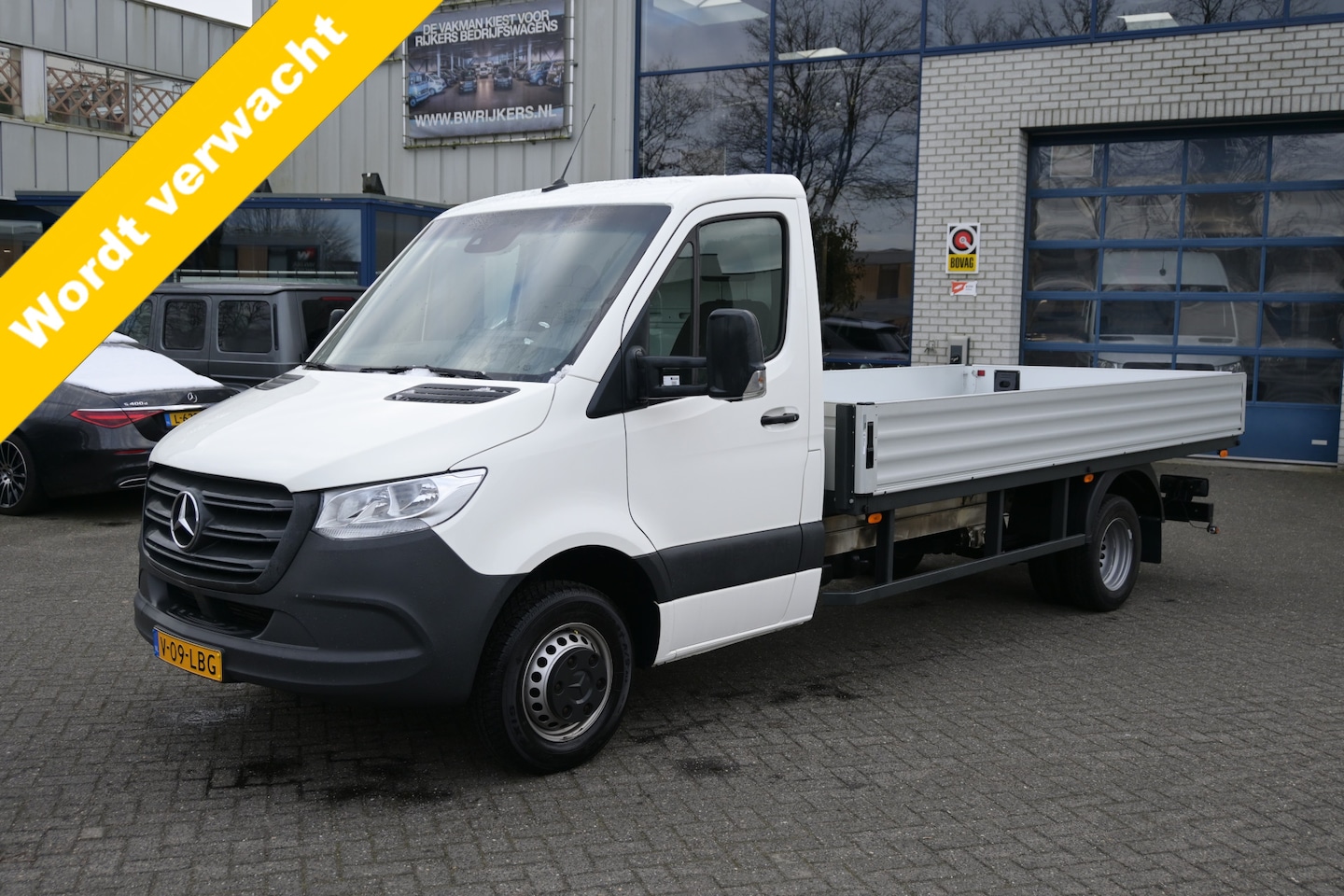 Mercedes-Benz Sprinter - 514 CDI L3 Open laadbak Geveerde verwarmde stoel, MBUX met Apple Carplay / Android Auto - AutoWereld.nl