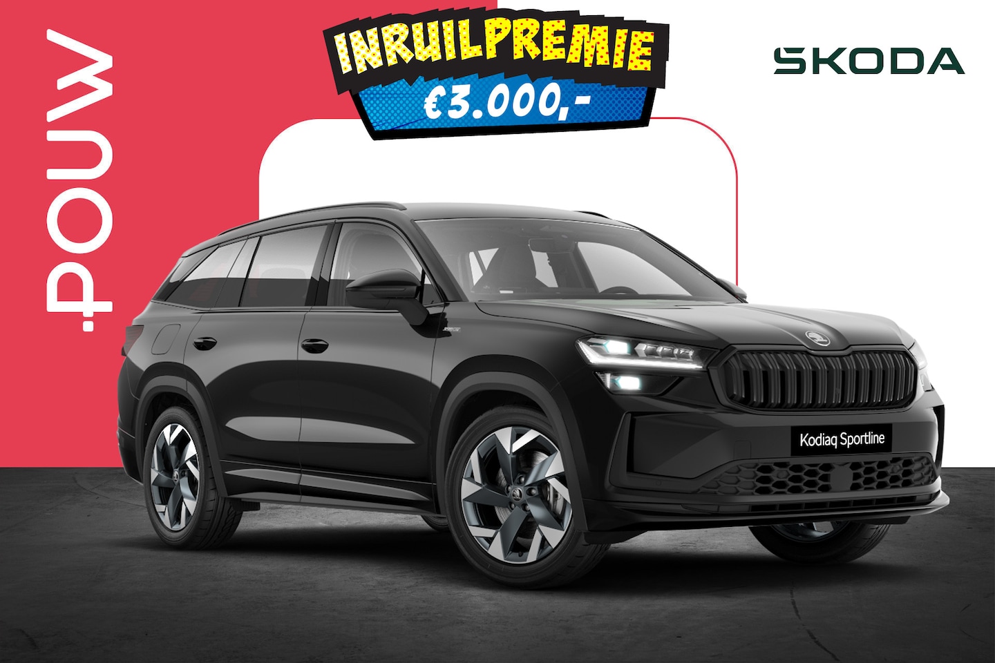 Skoda Kodiaq - 1.5 TSI 204pk PHEV Sportline Business | Head-up Display | Trekhaak Wegklapbaar - AutoWereld.nl