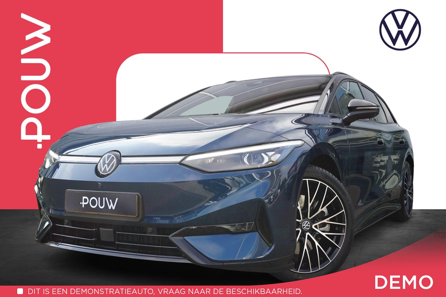 Volkswagen ID.7 Tourer - 286pk Pro Limited Edition 77 kWh Panoramadak | Stoel Ventilatie | Trekhaak - AutoWereld.nl