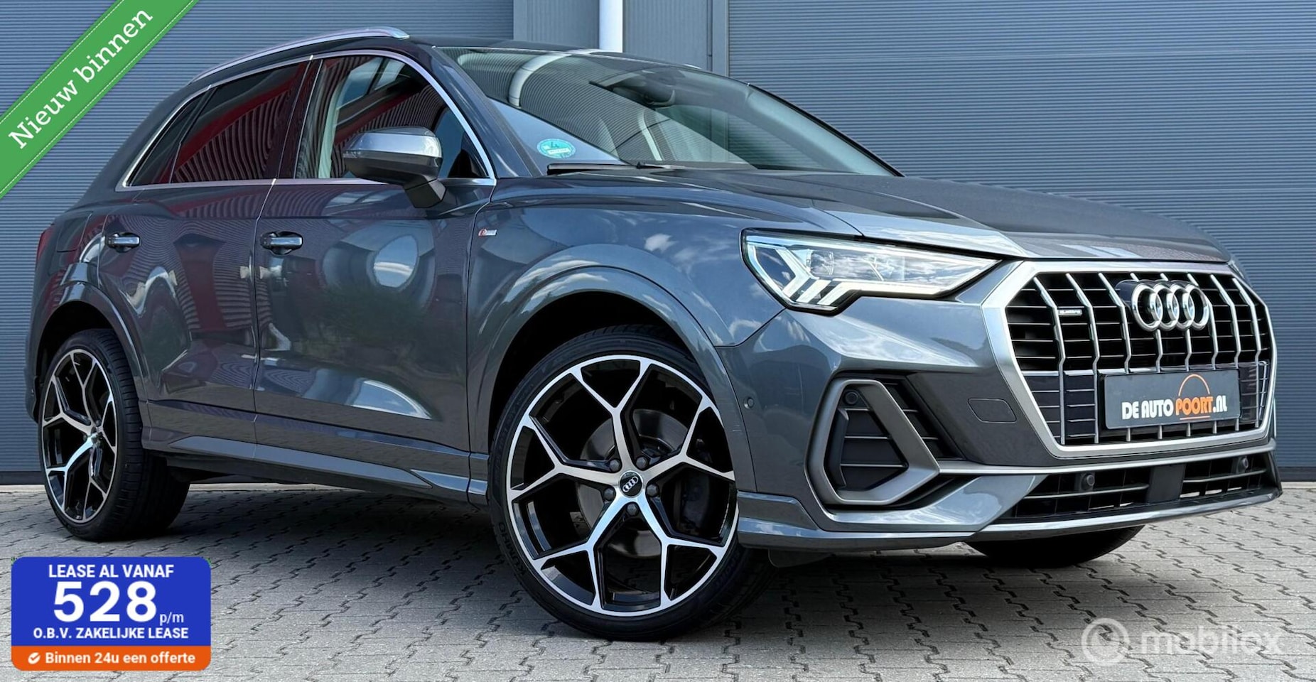 Audi Q3 - 45 TFSI quattro 230PK S-Line Trekhaak/LED/Carplay/21" - AutoWereld.nl