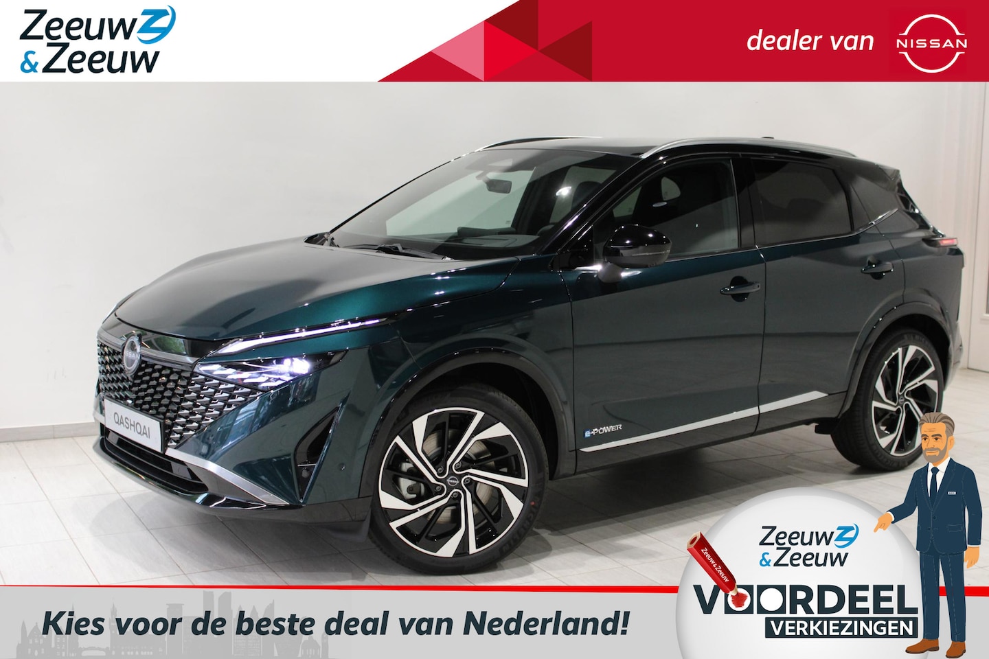 Nissan Qashqai - 1.5 e-Power Tekna Plus DE VERNIEUWDE E-POWER | €1500,- KORTING | UIT VOORRAAD LEVERBAAR | - AutoWereld.nl