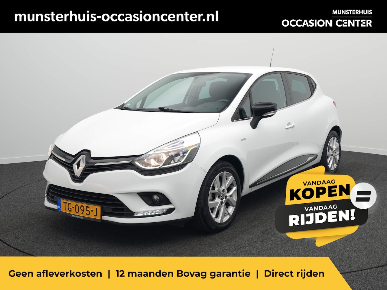 Renault Clio - TCe 90 Limited - RIJKLAARPRIJS - Airco - Cruise Control - Dealeronderhouden - AutoWereld.nl