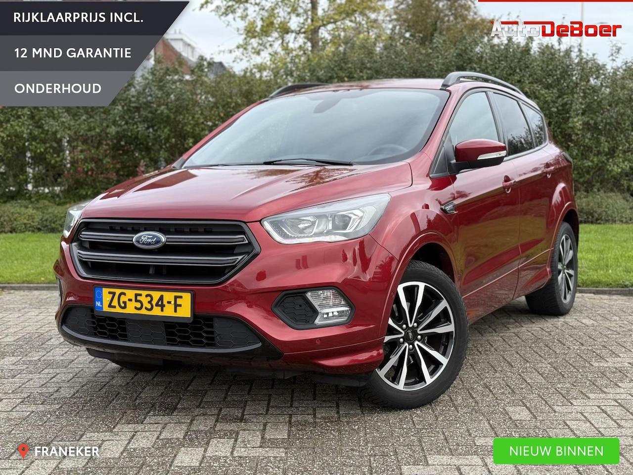 Ford Kuga - 1.5 EcoBoost ST Line 2000 kilo trekgewicht | Navigatie| PDC V+A | Cruise - AutoWereld.nl