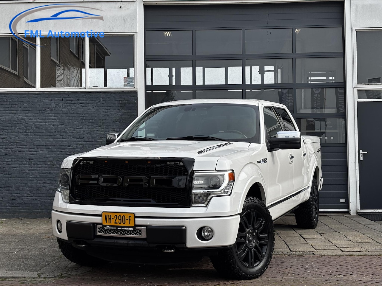 Ford F150 - F-150 6.2 V8 Platinum / Heavy Duty | LPG | Marge | Panorama dak | Treeplanken | Wit metall - AutoWereld.nl