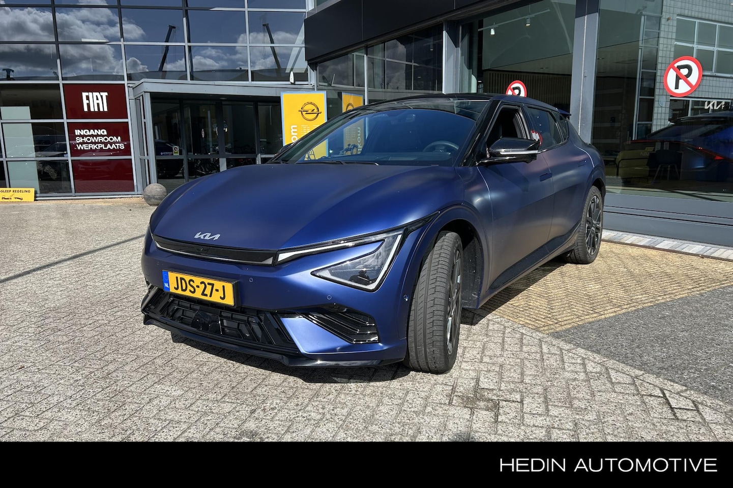 Kia EV6 - GT-Line 84 kWh Airco | 20" LM velgen | Opendak | HUD | Navigatie | Stoel en stuurverwarmin - AutoWereld.nl