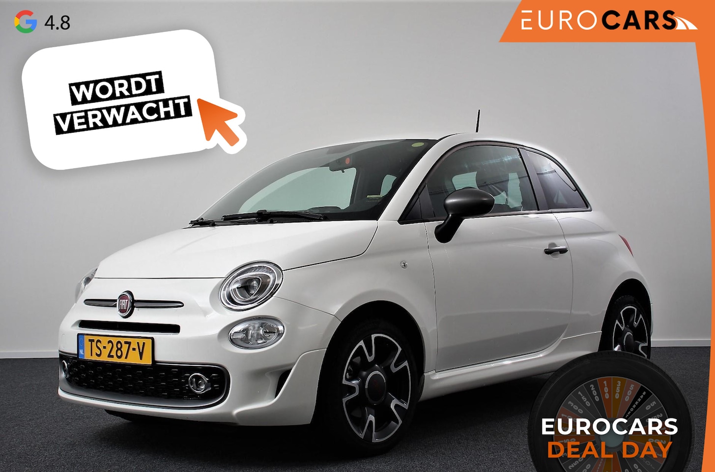 Fiat 500 - 1.2 Sport Automaat | Climate Control | Cruise control | Bluetooth | Lichtmetalen velgen | - AutoWereld.nl