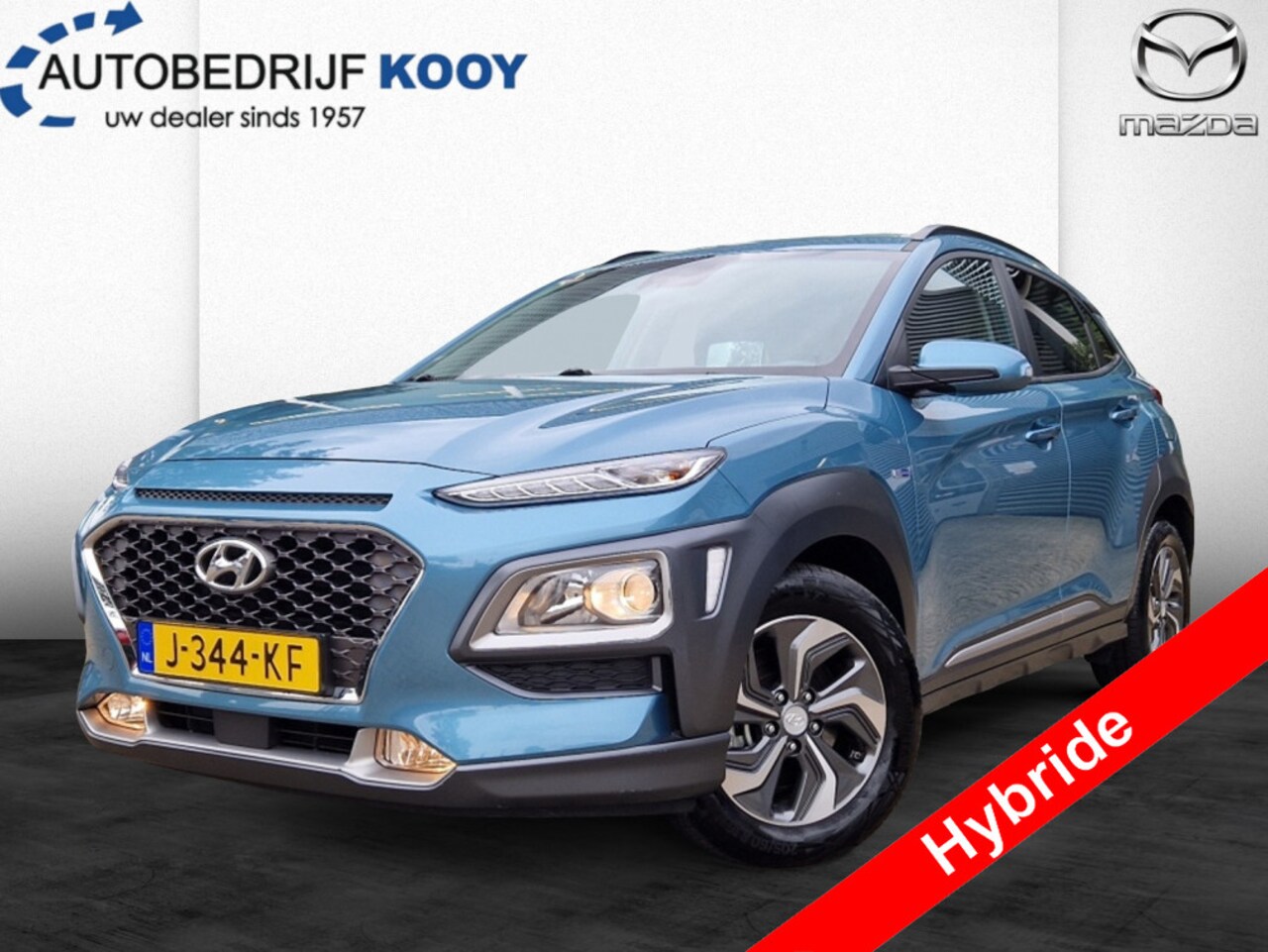 Hyundai Kona - 1.6 GDI HEV Fashion / Automaat / Clima / Cruise control - AutoWereld.nl