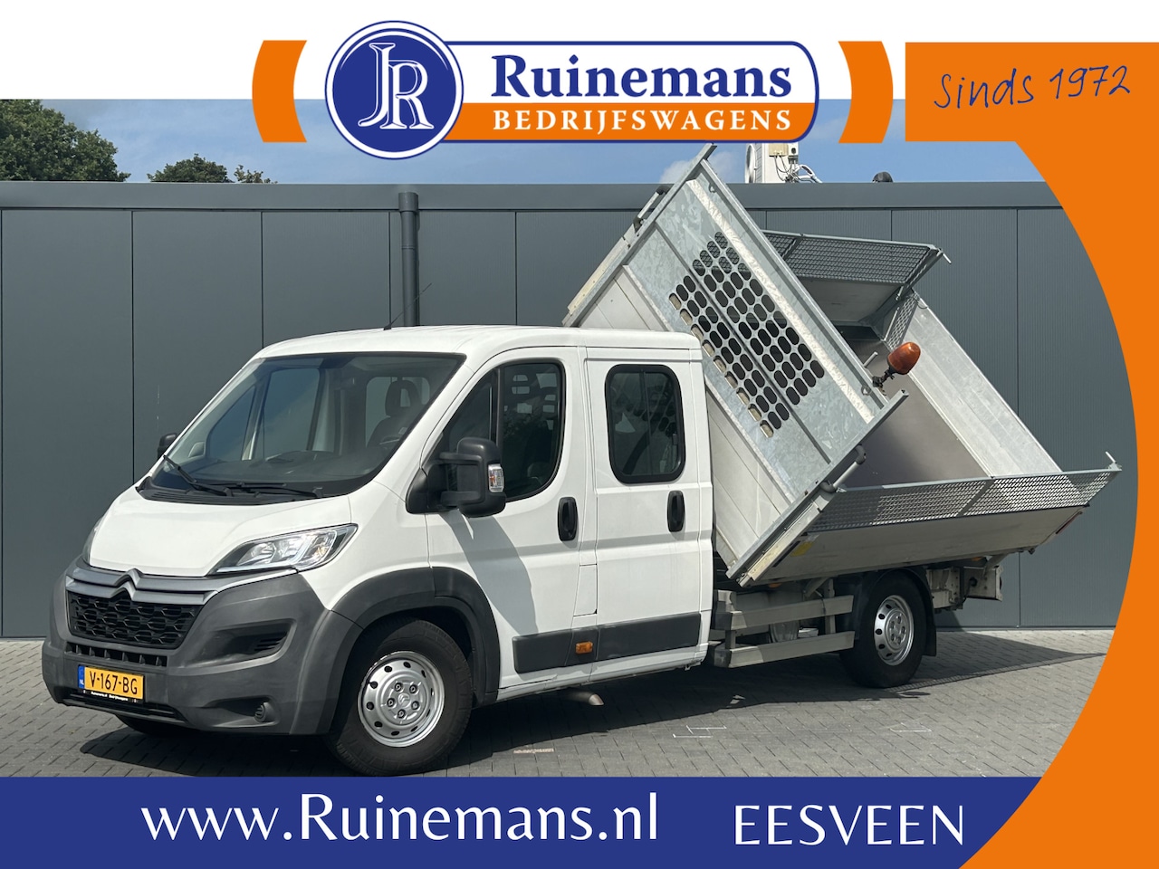 Citroën Jumper - 2.2 150 PK ZWAAR / 3 ZIJDIGE KIPPER / L4 MAXI / 1e EIG. / 7 PERS. DUBBEL CABINE / AIRCO / - AutoWereld.nl