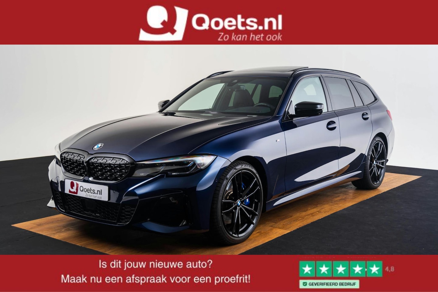 BMW 3-serie Touring - M340d xDrive Business Edition Plus Trekhaak - Panoramadak - Elektrischverstelbare stoelen - AutoWereld.nl