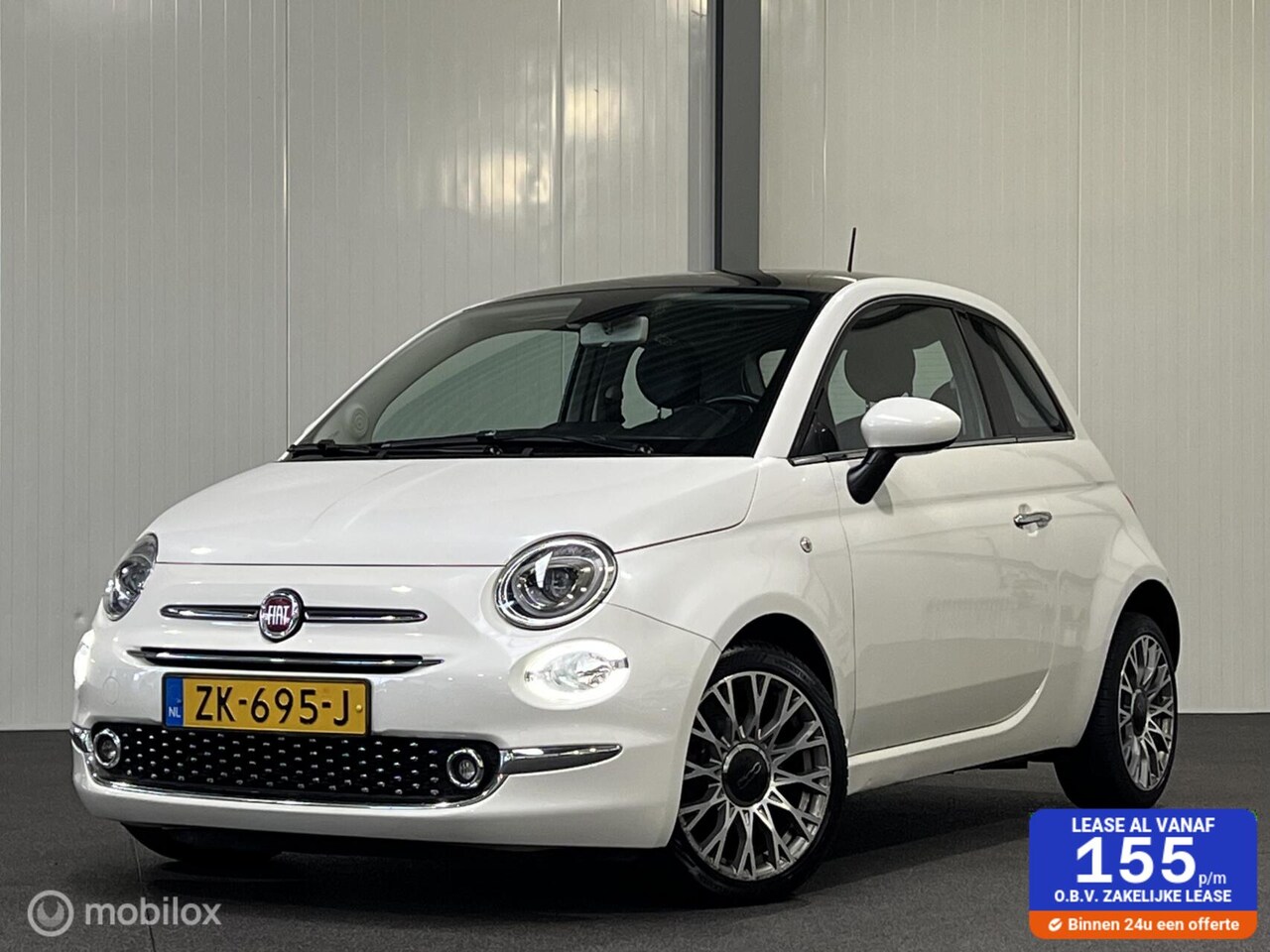 Fiat 500 - 0.9 TwinAir Turbo Lounge [ NAP panorama cruise ] - AutoWereld.nl