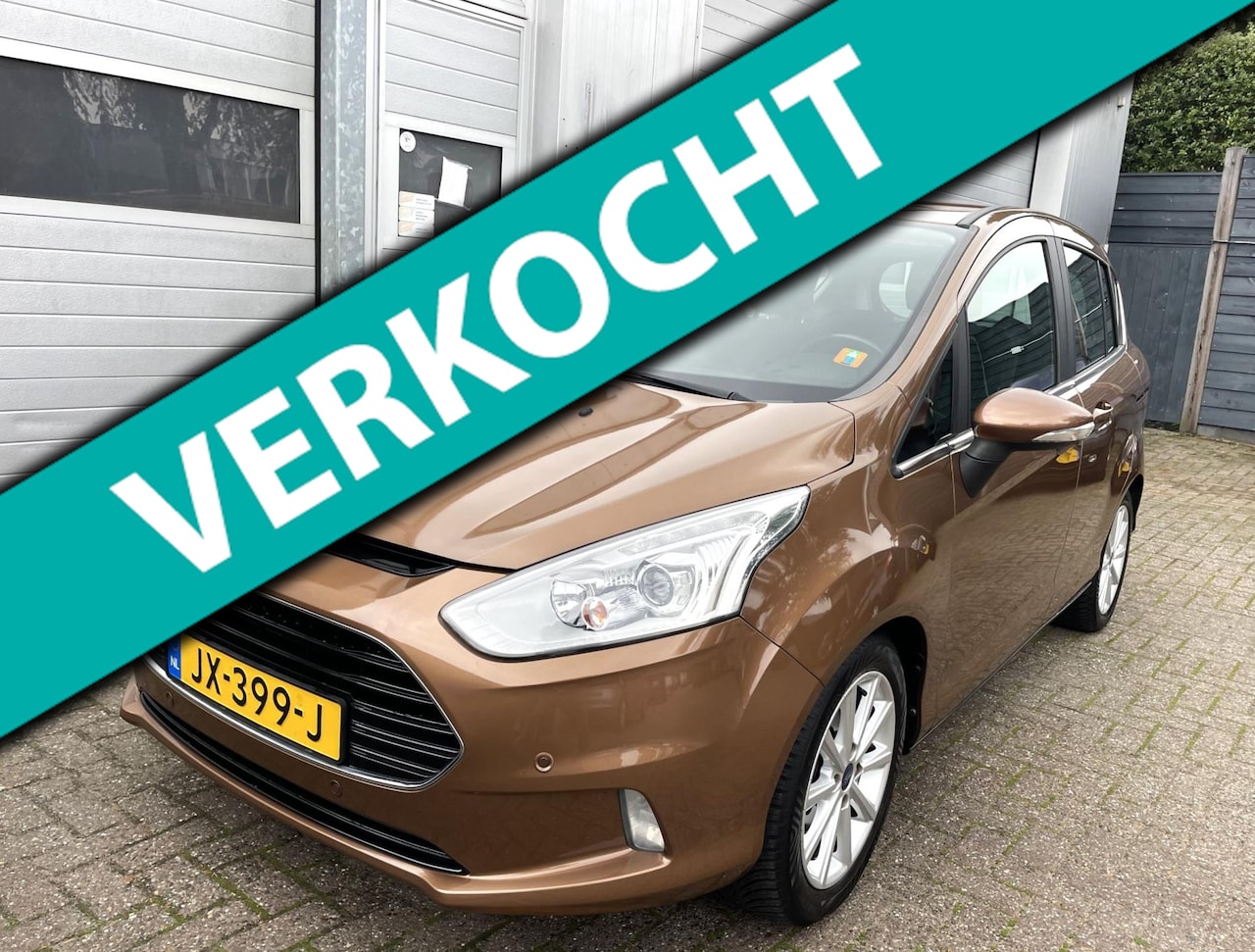 Ford B-Max - 1.0 EcoBoost Titanium-Navi-Clima-Cruise-Trekhaak - AutoWereld.nl