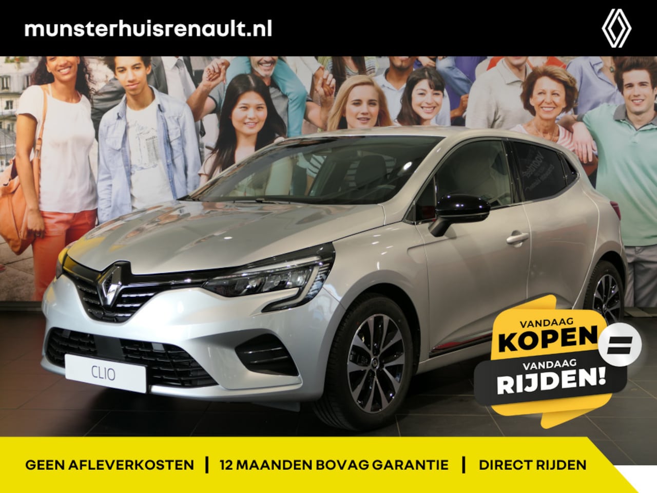 Renault Clio - 1.0 TCe 90 Techno *Dealer onderhouden* - Allseasons, camera, sensor v+a - AutoWereld.nl